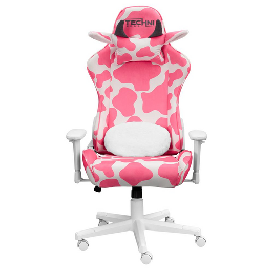 Techni Sports Pink COW Series Gaming Chair