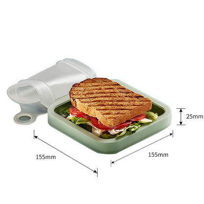 Portable Silicone Sandwich Container