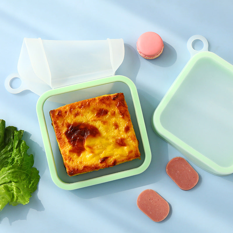 Portable Silicone Sandwich Container