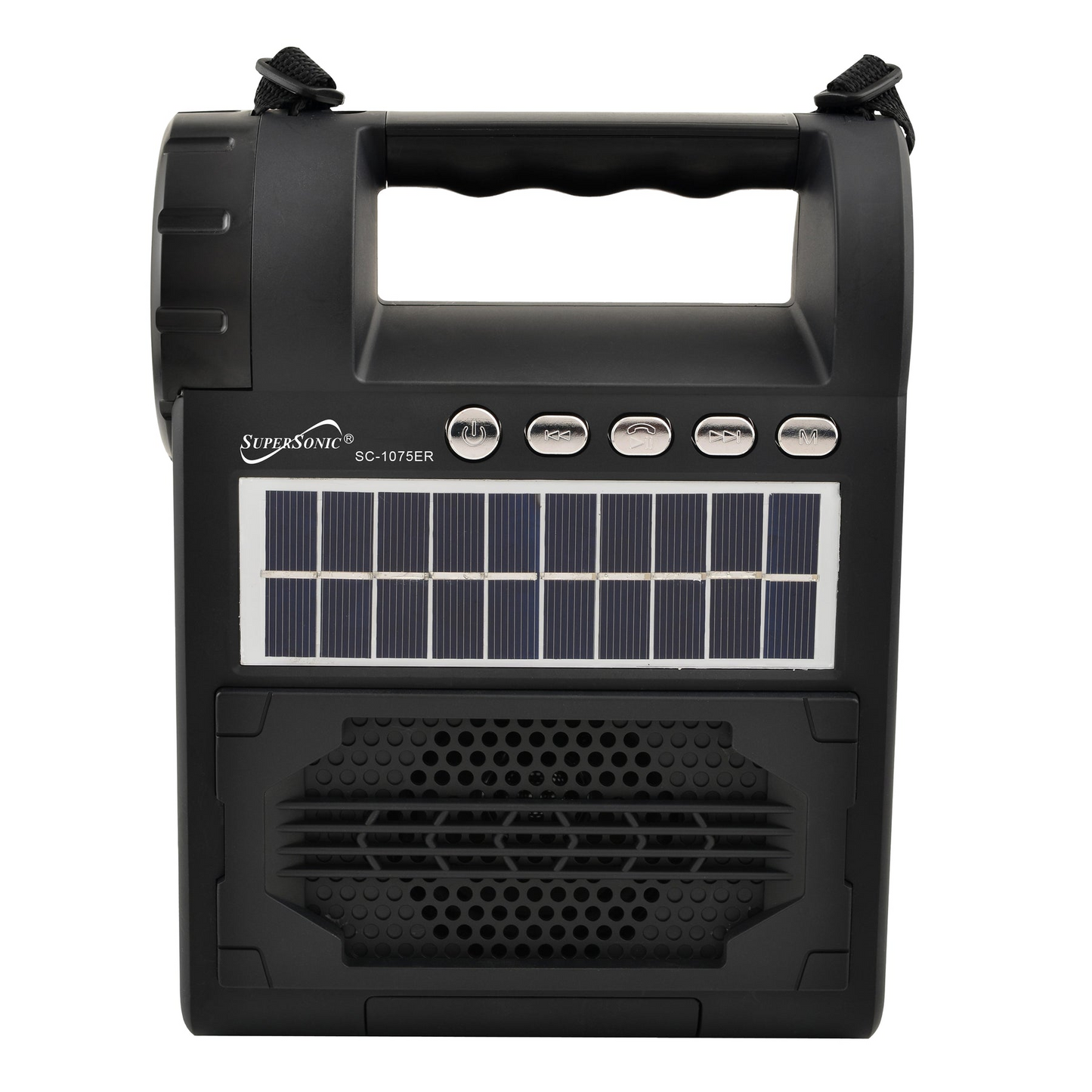 Supersonic Solar Power Speaker with FM Radio / Flashlight / Lantern