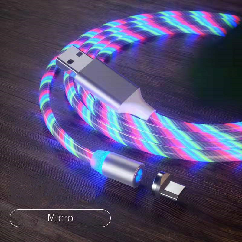 Illuminated Fast Charging cable with Interchangeable jacks