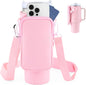 Water Bottle Sleeve w/clip-on carrying strap for 40oz Tumbler