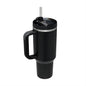 40Oz Stainless Steel Vacuum Insulated Tumbler with Lid and Straw Mug Coffee Cup Glass with Handle and Straw Perfect Gift